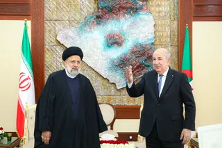 استقبال رسمی عبدالمجید تبون از رئیس جمهور