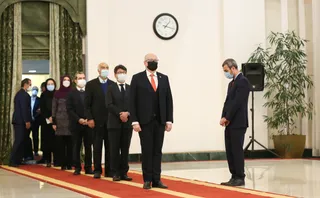 تصاویر تبریک سالروز پیروزی انقلاب اسلامی از سوی سفرا و رؤسای سازمان‌های خارجی مقیم تهران به رییس جمهور