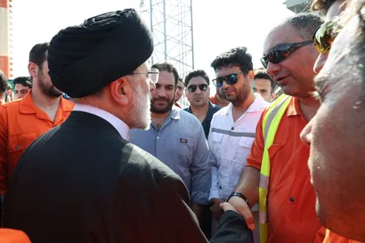 تصاویر بازدید از سکوی فاز 11 میدان گازی پارس جنوبی