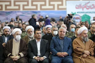 تصاویر آئین افتتاح رسمی سامانه انتقال آب به دریاچه ارومیه