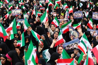 تصاویر حضور دکتر رئیسی در اجتماع باشکوه مردم تبریز