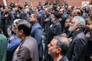 تصاویر برگزاری مراسم سوگواری شهادت امام حسین (ع) در نهاد ریاست جمهوری