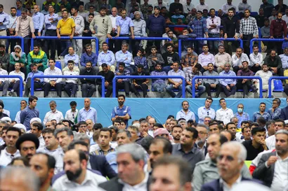 تصاویر مراسم آغاز تولید گاز از فاز 11 میدان مشترک پارس جنوبی