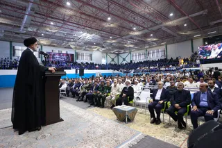 تصاویر مراسم آغاز تولید گاز از فاز 11 میدان مشترک پارس جنوبی