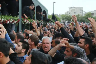 مراسم تشییع پیکر رئیس جمهور شهید و همراهان در مشهد