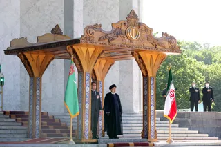 تصاوبر استقبال رسمی از رئیس جمهور ترکمنستان