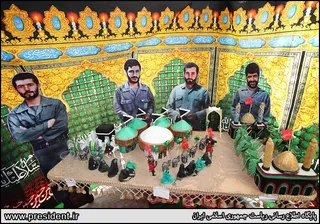 تصاویرحضور در یادمان شهدای قلاویزان واقع در نقطه صفر مرزی شهرستان مهران