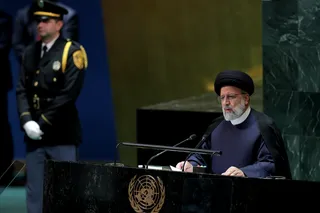 تصاویر سخنرانی رئیس جمهور در هفتاد و هشتمین نشست مجمع عمومی سازمان ملل