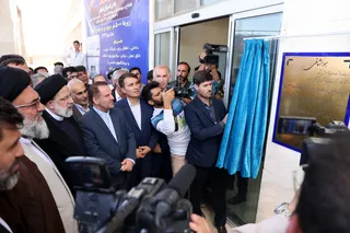 تصاویر بهره‌برداری از بیمارستان 32 تختخوابی شهید سلیمانی بهمئی