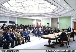 تصاویر نشست مطبوعاتی روسای جمهور ایران و سوریه و امضاء اسناد همکاری بین دو کشور