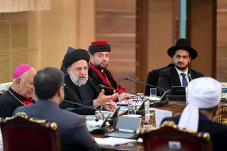 تصاویر نشست با پیروان ادیان توحیدی