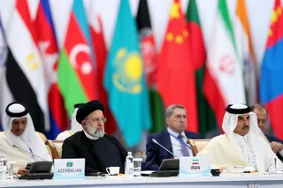 تصاویر سخنرانی آیت‌الله رئیسی در ششمین اجلاس سران سیکا