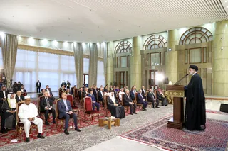 دیدار با سفرا و کارداران کشورهای اسلامی