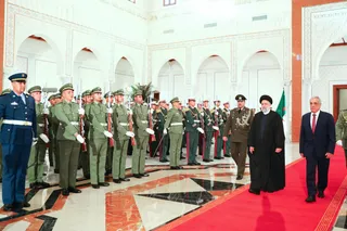 رئیس جمهور الجزیره را به مقصد تهران ترک کرد