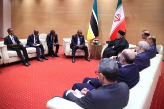 دیدار روسای جمهور ایران و موزامبیک