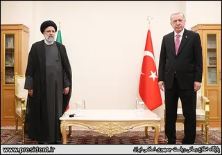 تصاویر دیدار رئیس جمهور ترکیه با دکتر رئیسی