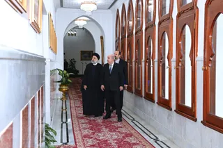استقبال رسمی عبدالمجید تبون از رئیس جمهور