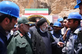 تصاویر افتتاح پروژه ملی محور ترانزیتی «پاتاوه - دهدشت»