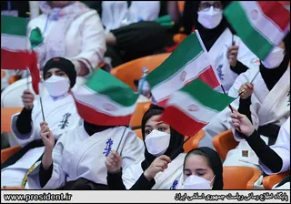 تصاویر آئین اهدای بازوبند پهلوانی سال ۱۴۰۰