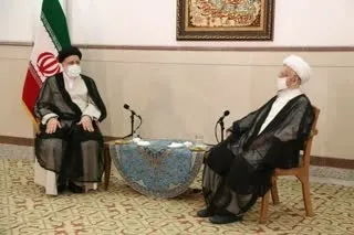 تصاویر دیدارهای امروز آیت‌الله رئیسی با مراجع عظام