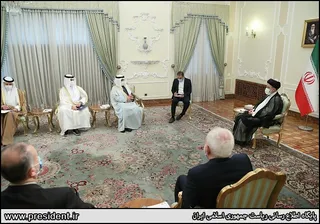 تصاویر دیدار وزیر امور خارجه کویت با آیت الله رئیسی