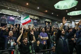 آیین گرامیداشت و وداع با پیکر مطهر رئیس جمهور شهید و همراهان در مصلی تهران