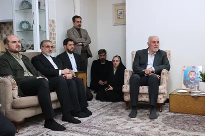 ‌حضور در منزل شهید مدافع حرم علی آقابابایی