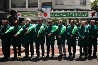 مراسم تشییع پیکر رئیس جمهور شهید و همراهان در تهران