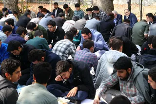 تصاویر حضور در جمع دانش آموزان شرکت کننده در اردوی «راهیان پیشرفت»