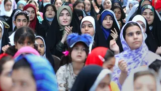 تصاویر جشن میلاد حضرت معصومه (س) و روز دختر