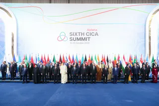 تصاویر عکس یادگاری شرکت کنندگان در ششمین اجلاس سران سیکا