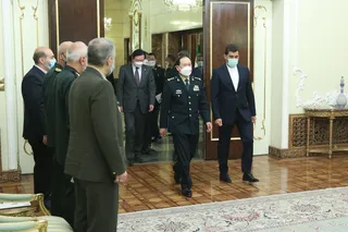تصاویر دیدار وزیر دفاع چین با رئیس جمهور