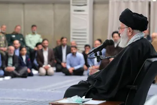 دیدار مسئولان نظام و مهمانان کنفرانس وحدت با رهبر انقلاب