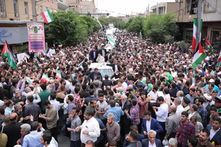حضور در اجتماع پرشور مردم قم