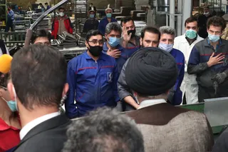 تصاویر بازدید از کارخانه تولید لوازم خانگی سنگرکار