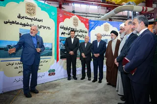 تصاویر آغاز بهره‌برداری رسمی از ۱۵ طرح بزرگ آب و برق در استان بوشهر