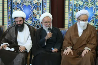 تصاویر دیدار با جمعی از علما و روحانیون