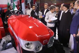 تصاویر بازدید از کارخانه تراکتور سازی تبریز