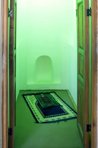 تصاویر بازدید از خانه پدری امام خمینی (ره) در خمین