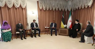 تصاویردیدار روسای جمهور ایران و موزامبیک