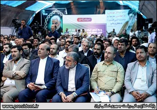 تصاویر افتتاح فاز یک شرکت پالایش گاز هویزه خلیج فارس