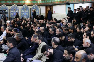تصاویر برگزاری مراسم سوگواری شهادت امام حسین (ع) در نهاد ریاست جمهوری
