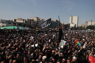 مراسم تشییع پیکر رئیس جمهور شهید و همراهان در تهران