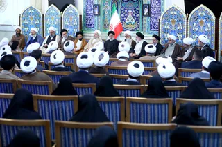 تصاویر نشست رمضانی با جمعی از علما و روحانیون