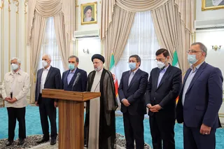 دیدار ۶ کاندیدای انتخابات ریاست جمهوری با رئیس جمهور منتخب