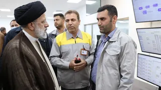 تصاویر افتتاح فاز یک شرکت پالایش گاز هویزه خلیج فارس