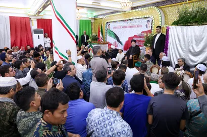تصاویر حضور و سخنرانی در مرکز فرهنگی اسلامی جاکارتا