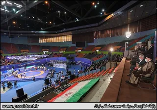 تصاویر آئین اهدای بازوبند پهلوانی سال ۱۴۰۰