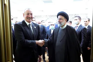 دیدار رئیس جمهور آذربایجان با دکتر رئیسی