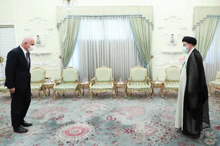 تصاویر دیدار معاون نخست وزیر آذربایجان با رئیس جمهور